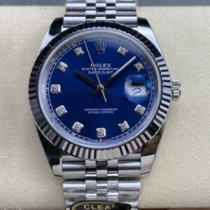 Rolex Datejust M126334-0016 Clean Factory Blue Dial Replica Watch