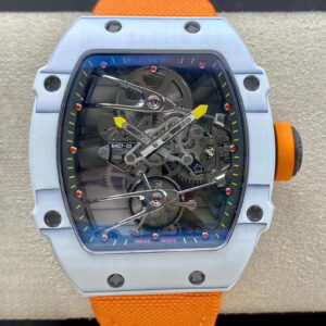 Richard Mille RM27-02 RM Factory Skeleton Tourbillon Orange Strap Replica Watch