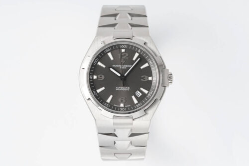 Vacheron Constantin Overseas 47040 PPF Factory Stainless Steel Gray Dial Replica Watch