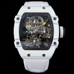 Richard Mille RM27-02 Rafael Nadal Tourbillon RM Factory White Carbon Fiber Replica Watch