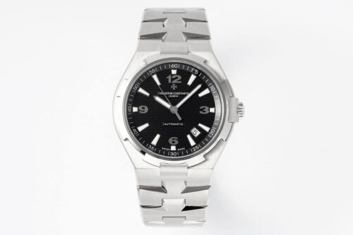Vacheron Constantin Overseas 47040 PPF Factory Stainless Steel Black Dial Replica Watch
