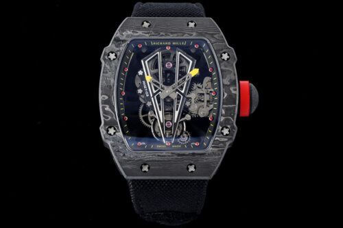 Richard Mille RM27-03 Rafael Nadal Tourbillon RM Factory Carbon Fiber Skeleton Replica Watch