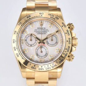 Rolex Cosmograph Daytona M116508-0007 Clean Factory Yellow Gold Replica Watch