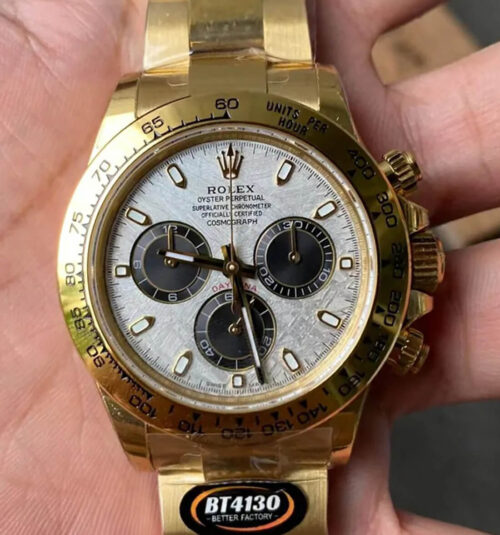 Rolex Daytona M116508-0015 BT Factory Yellow Gold Replica Watch