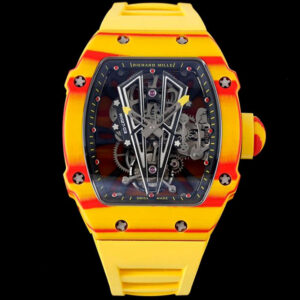 Richard Mille RM27-03 Rafael Nadal Tourbillon RM Factory Yellow Rubber Strap Replica Watch