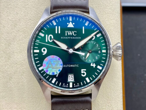 IWC Pilot IW501015 AZ Factory Green Dial Replica Watch