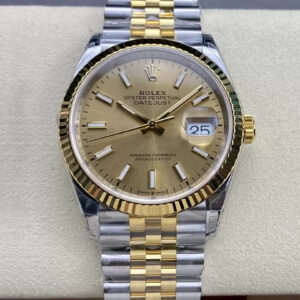 Rolex Datejust M126233-0015 VS Factory Yellow Gold Replica Watch