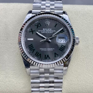 Rolex Datejust M126234-0045 36MM VS Factory Gray Dial Replica Watch