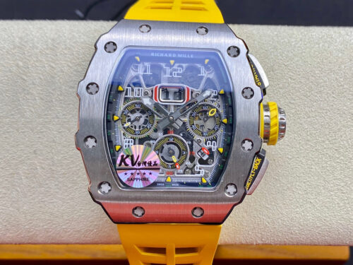 Richard Mille RM011 FELIPE MASSA KV Factory Titanium Steel Case Replica Watch