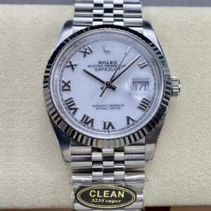 Rolex Datejust M126234-0025 36MM Clean Factory White Dial Replica Watch