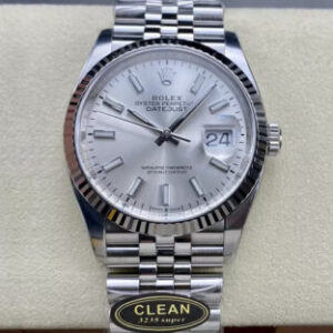 Rolex Datejust M126234-0013 36MM Clean Factory Silver Dial Replica Watch
