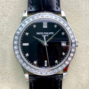 Patek Philippe Calatrava 5298P-012 ZF Factory Diamond Bezel Replica Watch