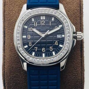 Patek Philippe Aquanaut 5067A-025 Quartz Movement PPF Factory Blue Dial Replica Watch