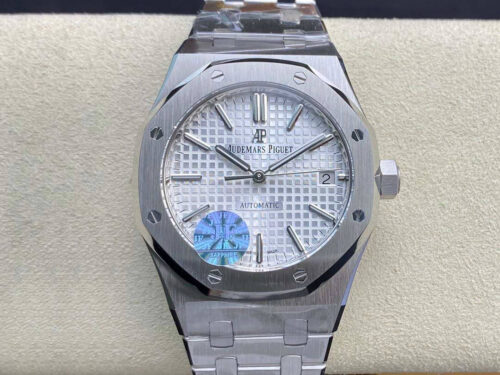 Audemars Piguet Royal Oak 15450ST.OO.1256ST.01 JF Factory Silver Dial Replica Watch
