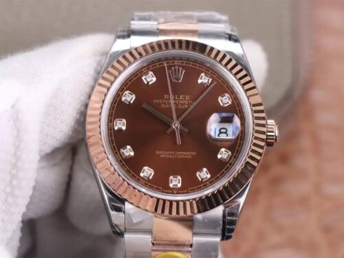 Rolex Datejust M126331-0003 41MM TW Factory Chocolate Dial Replica Watch