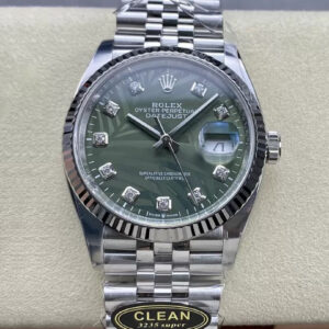 Rolex Datejust M126234-0055 36MM Clean Factory Diamond Dial Replica Watch