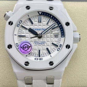 Audemars Piguet Royal Oak Offshore 15707CB.OO.A010CA.01 APS Factory White Ceramic Replica Watch