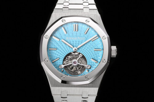 Audemars Piguet Royal Oak Tourbillon 26530PT.OO.1220PT.01 R8 Factory Blue Dial Replica Watch