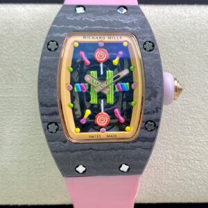 Richard Mille RM-07 Bon Bon RM Factory Carbon Fiber Case Replica Watch