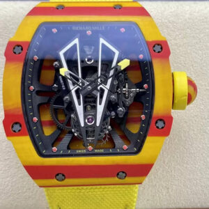 Richard Mille RM27-03 Tourbillon BBR Factory Yellow Carbon Fiber Case Replica Watch