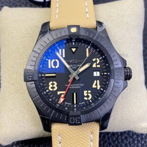 Breitling Avenger GMT 45 V32395101B1X1 GF Factory Black Dial Replica Watch