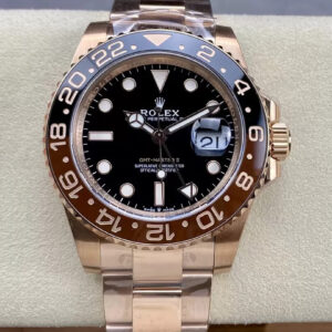 Rolex GMT Master II M126715CHNR-0001 C+ Factory Rose Gold Replica Watch