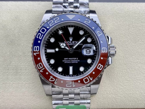 Rolex GMT Master II M126710BLRO-0001 C+ Factory Stainless Steel Replica Watch