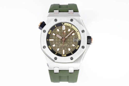 Audemars Piguet Royal Oak Offshore 15720ST.OO.A052CA.01 ZF Factory Green Strap Replica Watch