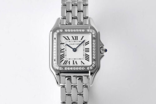 Panthere De Cartier W4PN0008 27MM BV Factory Diamond Bezel Replica Watch