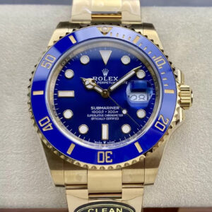 Rolex Submariner M126618lb-0002 41MM Clean Factory Yellow Gold Replica Watch