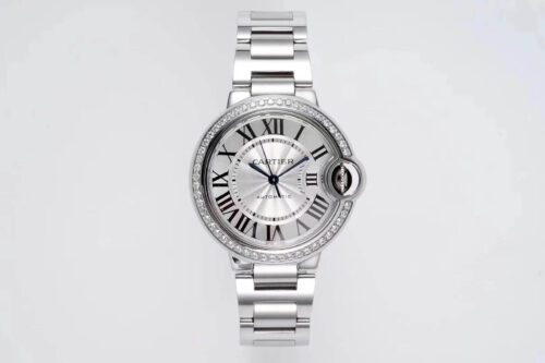 Ballon Bleu De Cartier W4BB0016 33MM AF Factory Diamond Bezel Replica Watch