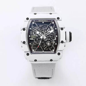 Richard Mille RM35-01 BBR Factory White Carbon Fiber Case Replica Watch