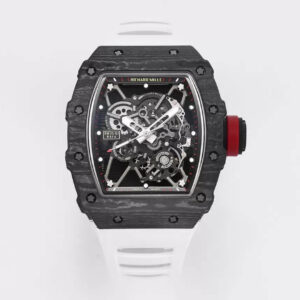 Richard Mille RM35-01 BBR Factory White Rubber Strap Replica Watch