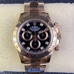 Rolex Cosmograph Daytona M116505-0015 Clean Factory Black Dial Replica Watch
