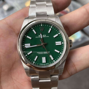 Rolex Oyster Perpetual 41MM M124300-0005 VS Factory Green Dial Replica Watch