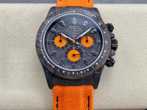 Rolex Daytona Cosmograph Diw Custom Version Noob Factory Orange Strap Replica Watch