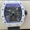 Richard Mille RM12-01 Tourbillon RM Factory White Carbon Fiber Case Replica Watch