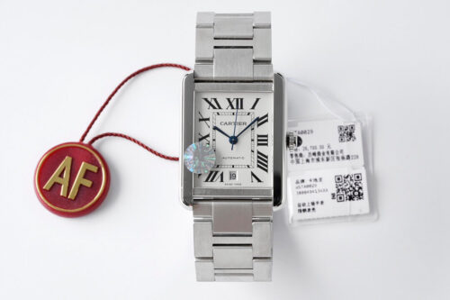 Cartier Tank W5200028 AF Factory Stainless Steel Replica Watch