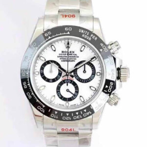 Rolex Cosmograph Daytona M116500LN-0001 EW Factory White Dial Replica Watch