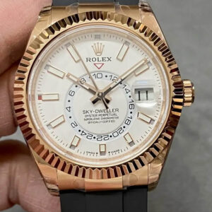 Rolex Sky Dweller M326235-0004 Noob Factory Gold Case Replica Watch