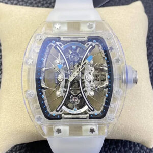 Richard Mille RM053-02 RM Factory Transparent Tourbillon Skeleton Dial Replica Watch