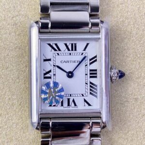 Cartier Tank WSTA0051 AF Factory Silver White Dial Replica Watch