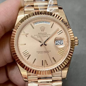 Rolex Day Date M228235-0001 GM Factory Rose Gold Replica Watch
