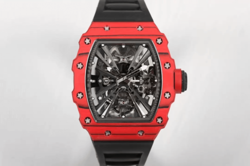 Richard Mille RM12-01 Tourbillon RM Factory Red Case Black Rubber Strap Replica Watch