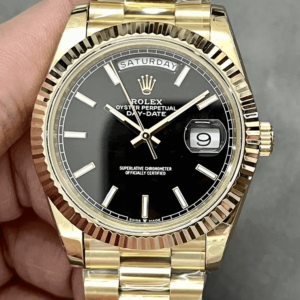 Rolex Day Date M228238-0067 GM Factory Black Dial Replica Watch