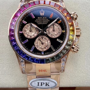 Rolex Daytona 116595 RBOW IPK Factory Rose Gold Replica Watch