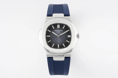 Patek Philippe Nautilus 5711 PPF Factory Blue Rubber Strap Replica Watch