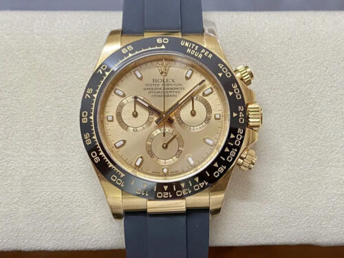Rolex Cosmograph Daytona M116518ln-0042 Clean Factory Gold Dial Replica Watch