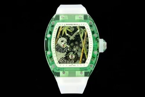 Richard Mille RM26-01 Tourbillon RM Factory Green Transparent Case Replica Watch