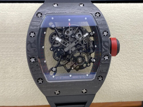 Richard Mille RM-055 BBR Factory Carbon Fiber Black Case Replica Watch